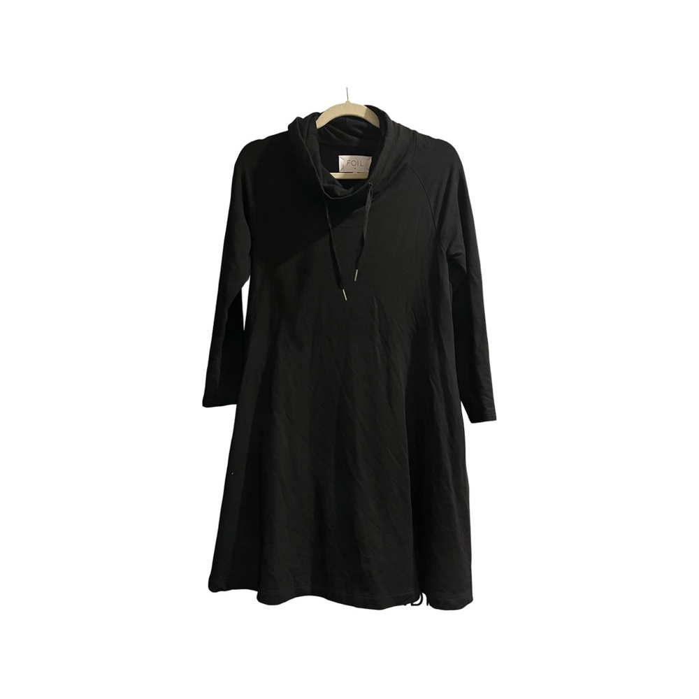 FOIL Cowl Neck Sweater Dress Small